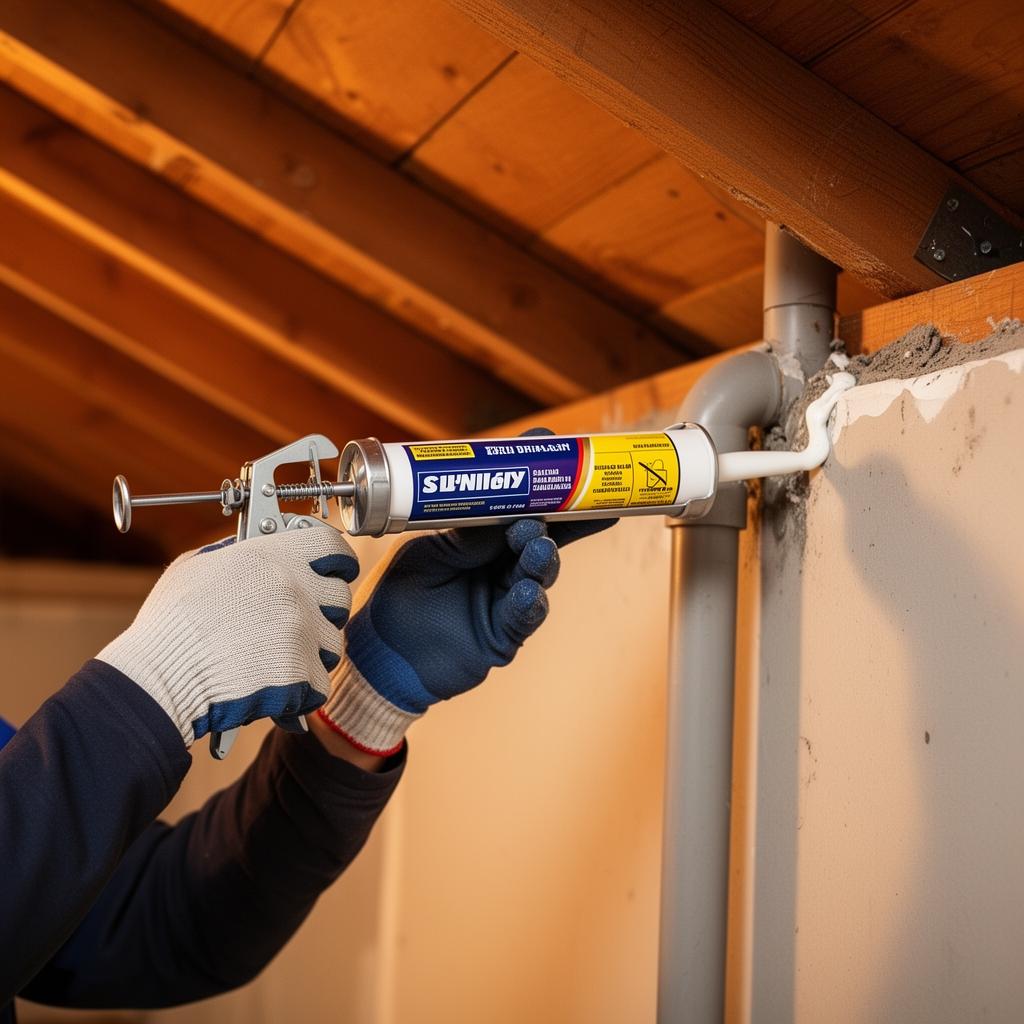 Professional air sealing application